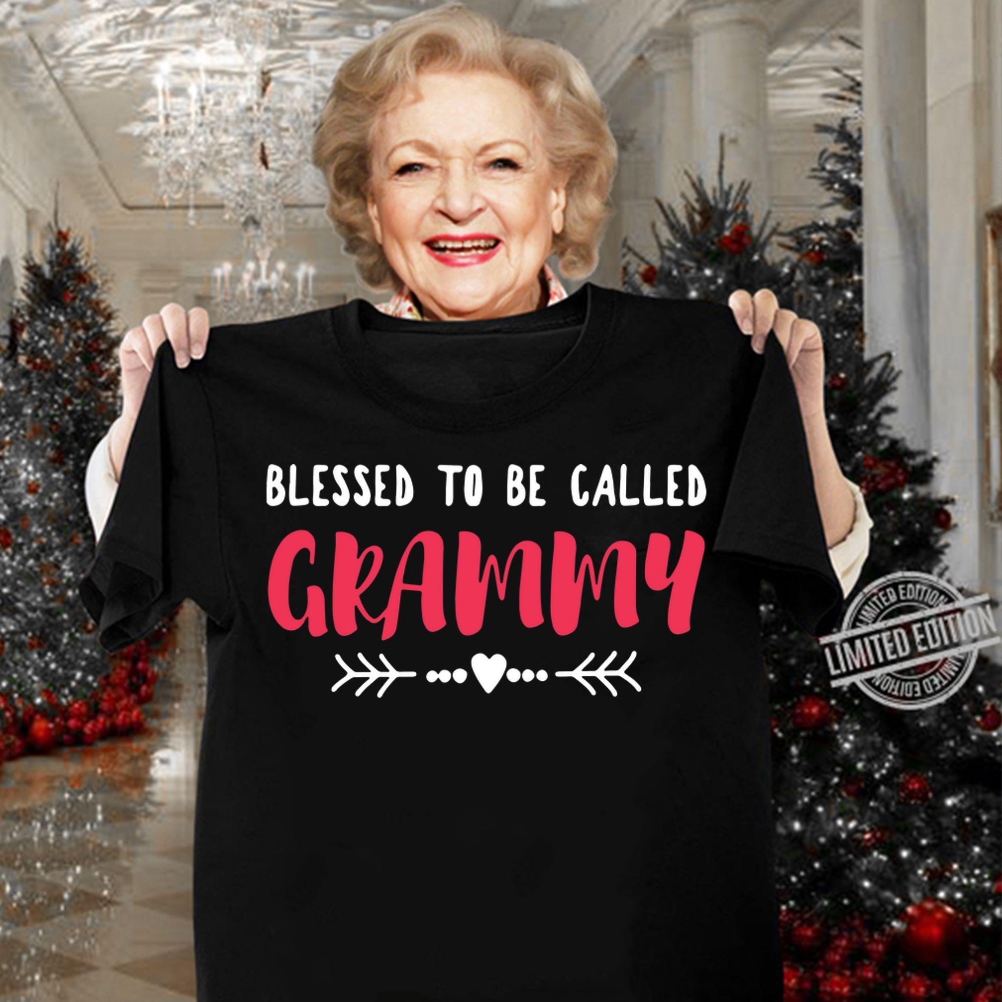 Blessed to be Called Grammy Essential t-shirt woman shirt