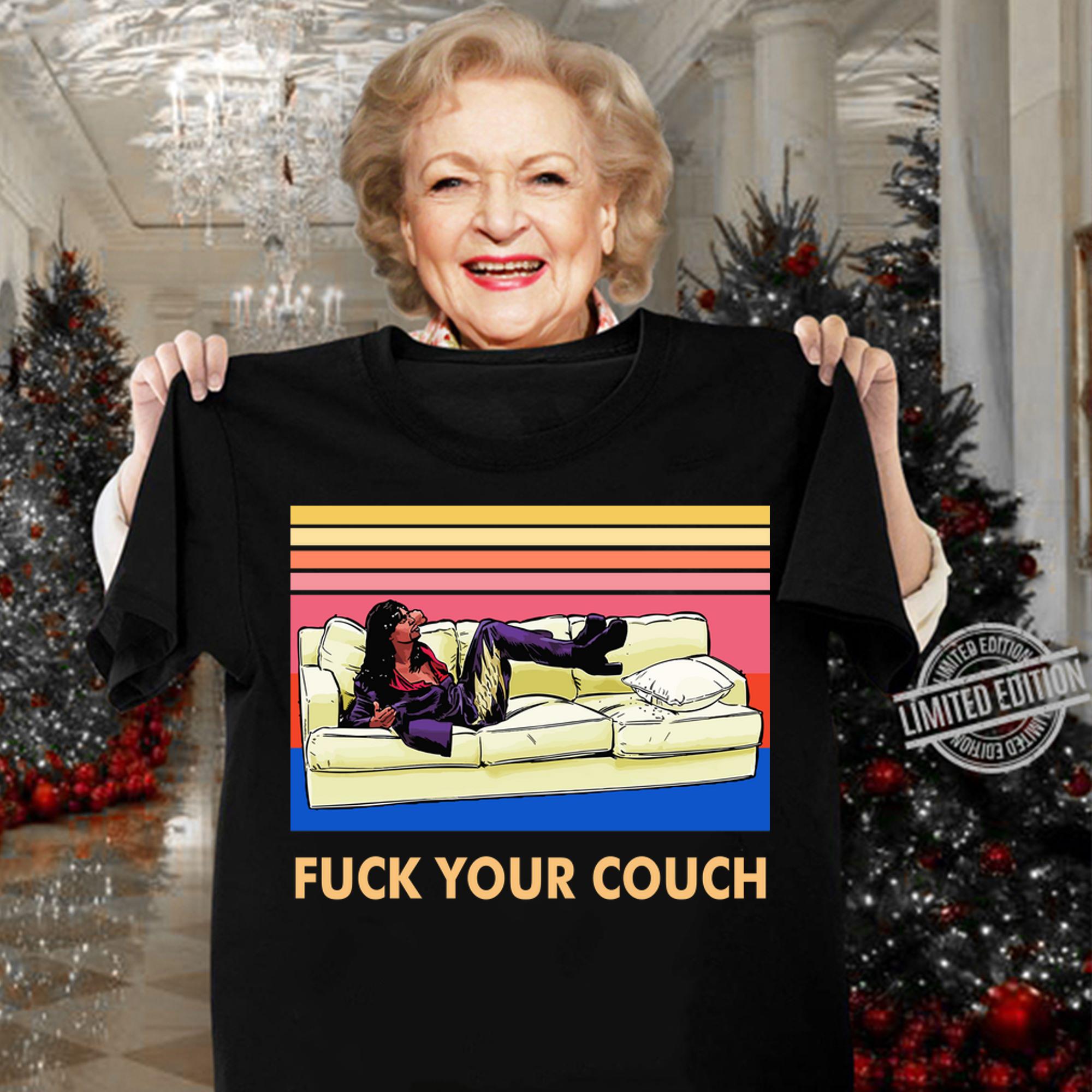 Rick James Fuck Your Couch Vintage Retro t-shirt woman shirt