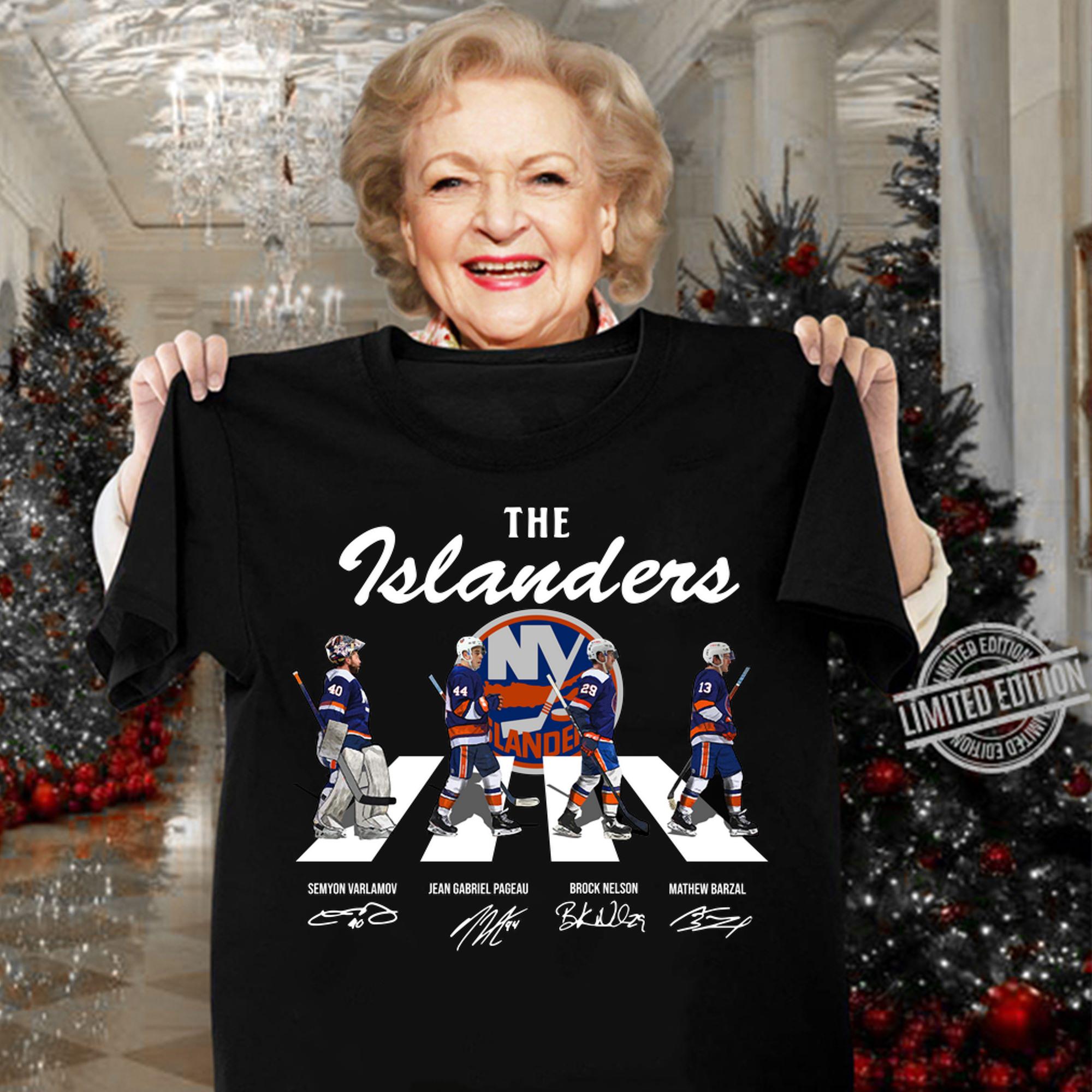 The Islanders Abbey Road signatures t-shirt woman shirt