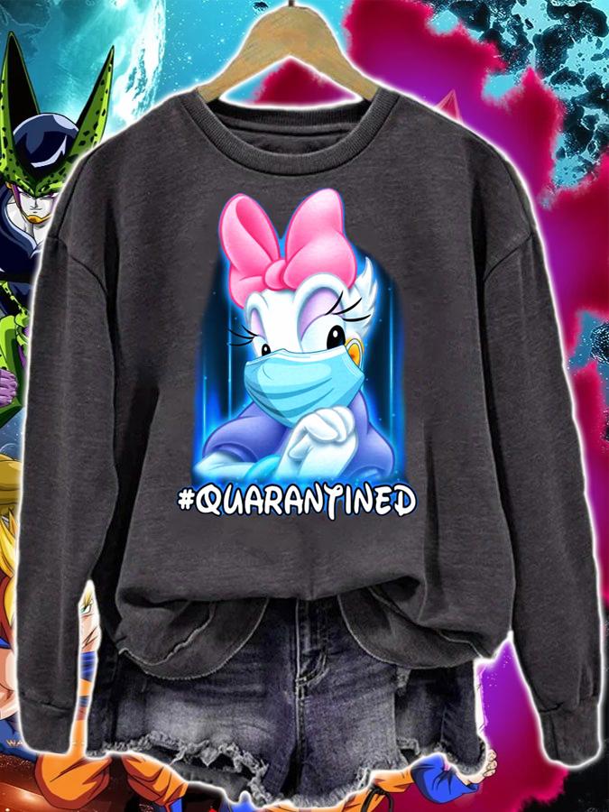 Daisy Duck Mask Quarantined Coronavirus t-shirt sweatshirt