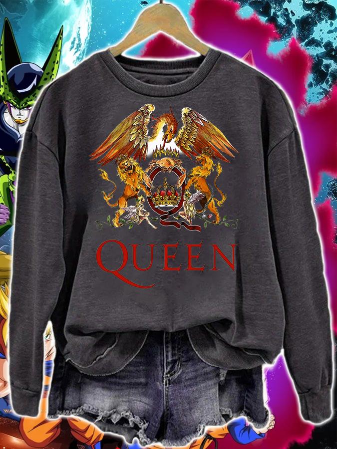 Official Queen Crown Classic Crest t-shirt sweatshirt