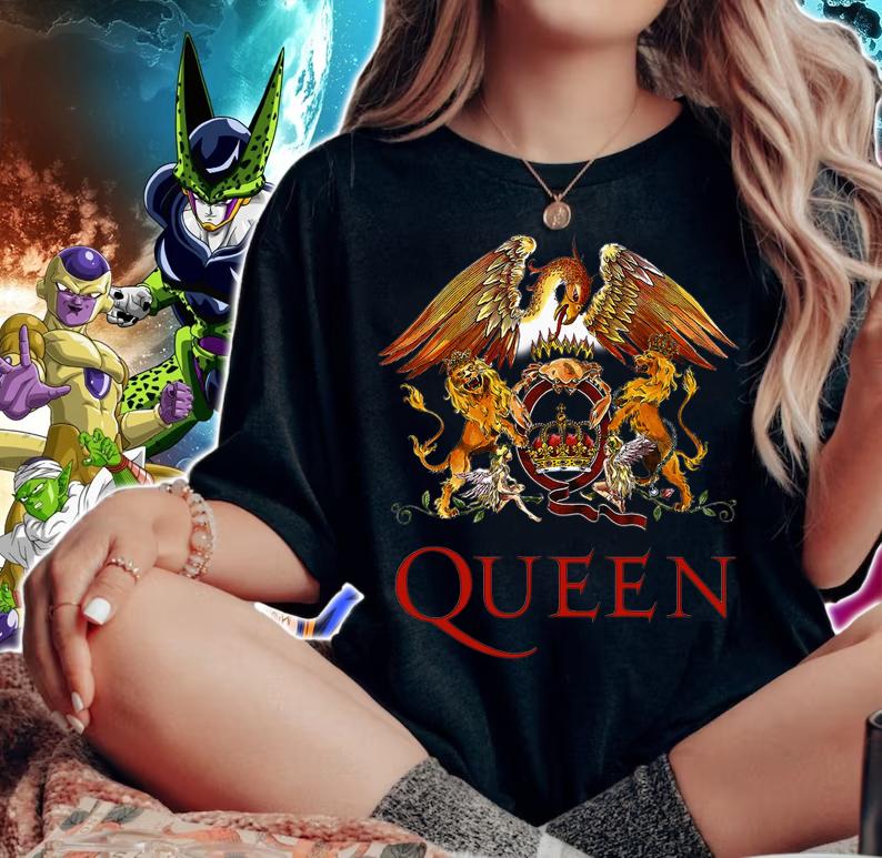Official Queen Crown Classic Crest t-shirt woman shirt