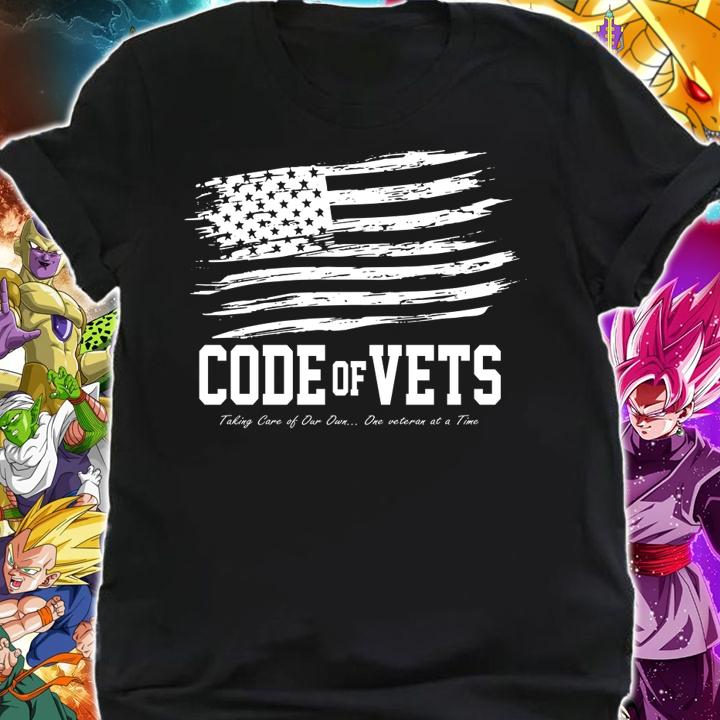 Code Of Vets Taking Care Of Our Own One Veteran At A Time t-shirt shirt