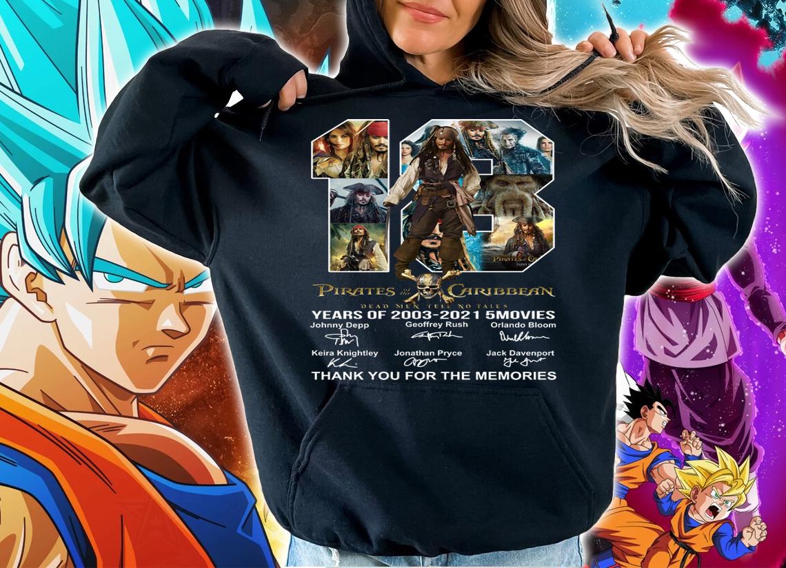Pirates Of The Caribbean Sparrow 18th Anniversary t-shirt hoodie