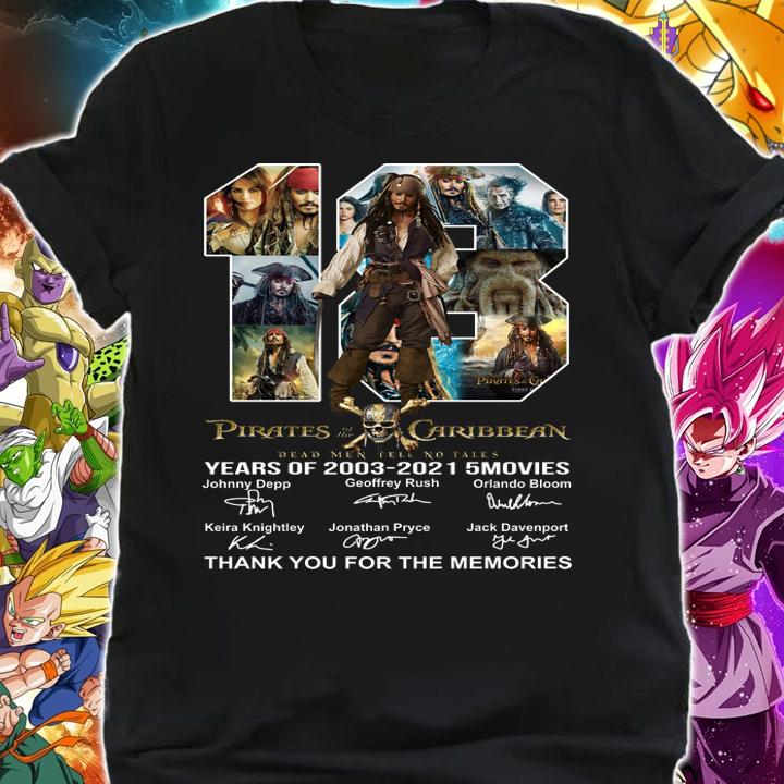 Pirates Of The Caribbean Sparrow 18th Anniversary t-shirt shirt