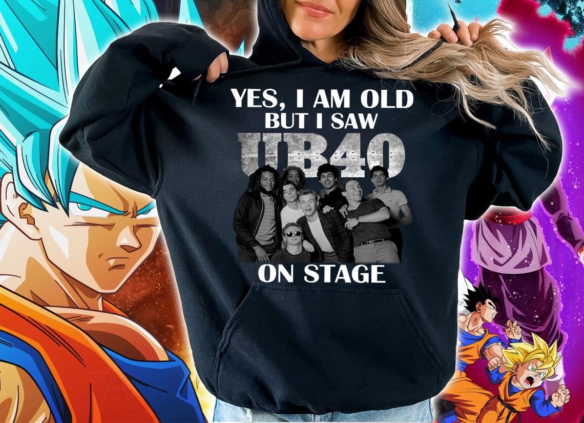 Yes I am old but I saw UB40 band Rock on stage t-shirt hoodie