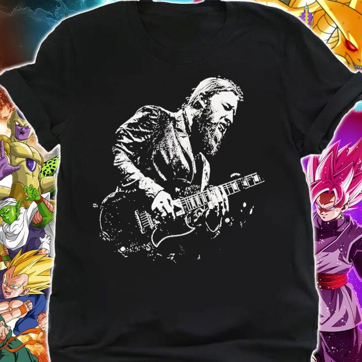 Derek Trucks playing guitar t-shirt shirt