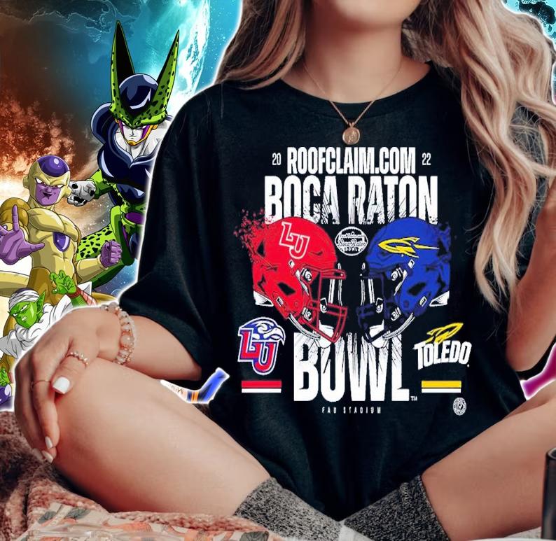 2022 Boca Raton Bowl Liberty Flames and Toledo Rockets shirt t-shirt woman shirt