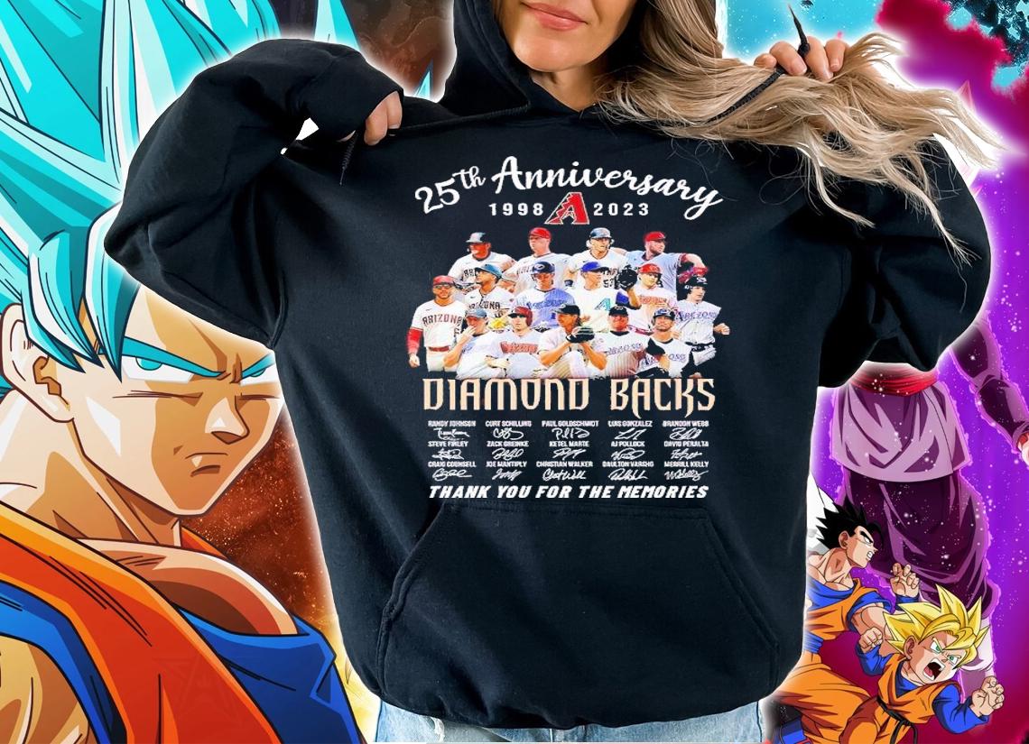 25th anniversary 1998 2023 Diamond Backs thank you for the memories shirt t-shirt hoodie