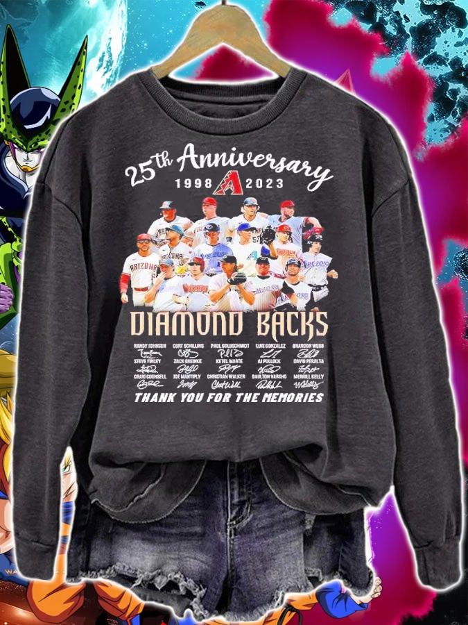 25th anniversary 1998 2023 Diamond Backs thank you for the memories shirt t-shirt sweatshirt