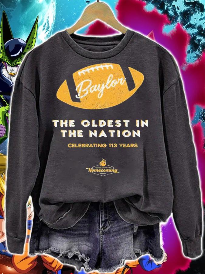 Baylor University 2022 Homecoming the oldest in the nation celebrating 113 years shirt t-shirt sweatshirt