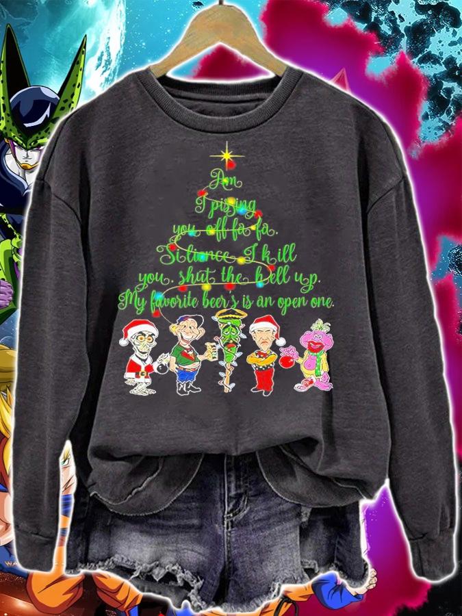 Im I Pissing You Off Fa Fa Silience I Kill You Christmas Tree Shirt t-shirt sweatshirt