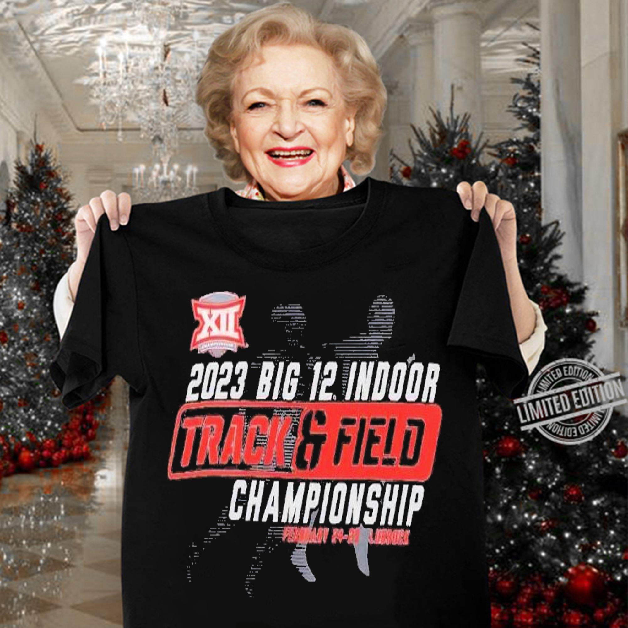 2023 Big 12 Indoor track and field Championship shirt t-shirt woman shirt