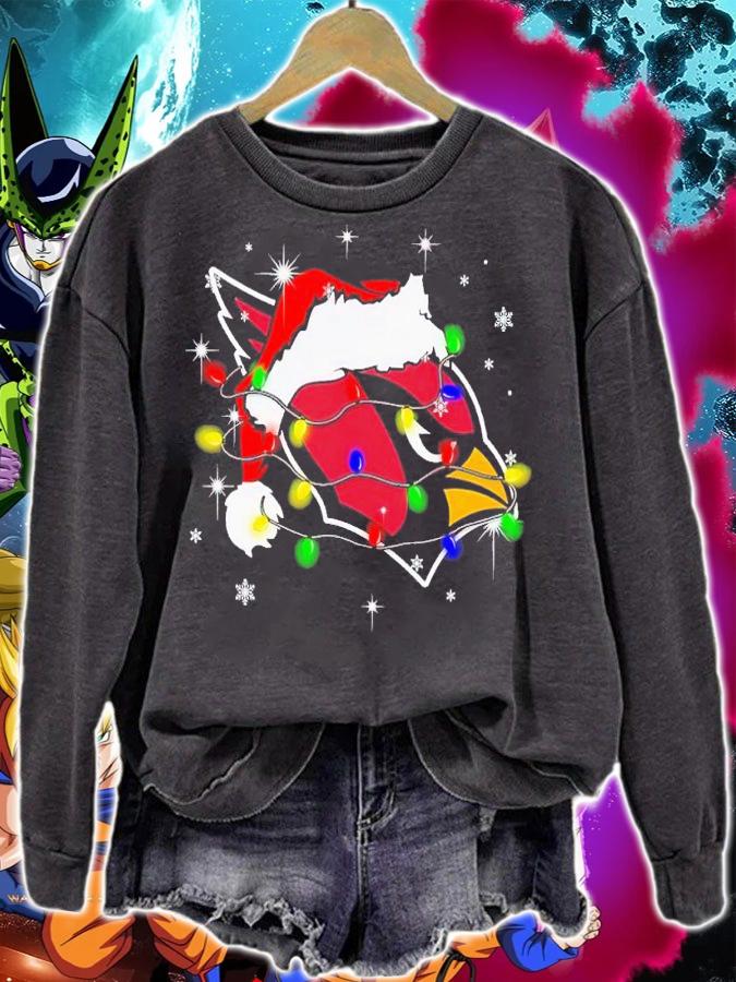 Arizona Cardinals Santa hat Christmas shirt t-shirt sweatshirt