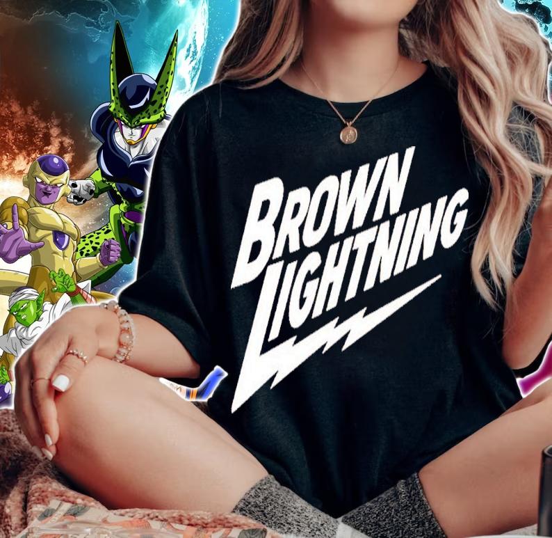Brown Lighting Tees Lamorne Morris Shirt t-shirt woman shirt