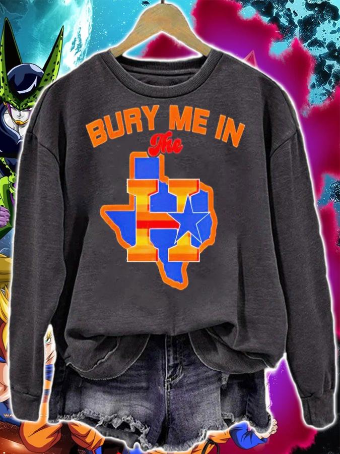 Bury me in the H Houston Astros shirt t-shirt sweatshirt