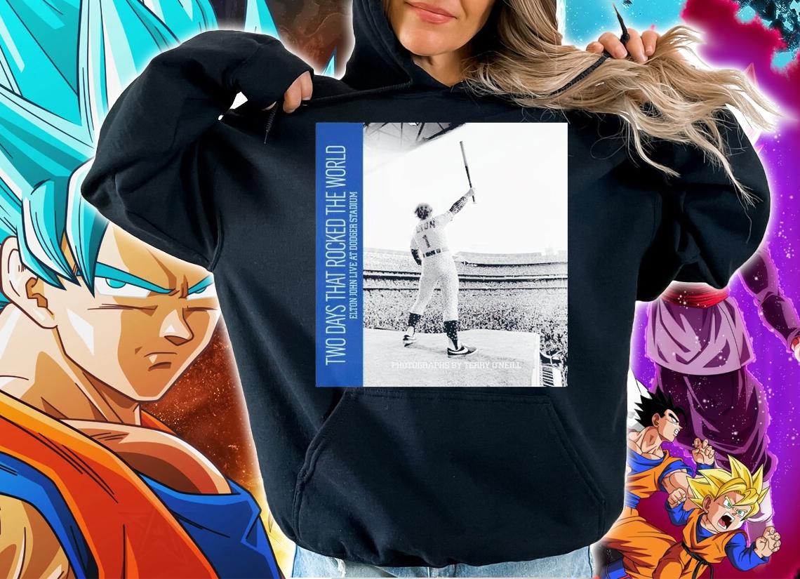 Elton John At Dodger Stadium Shirt t-shirt hoodie