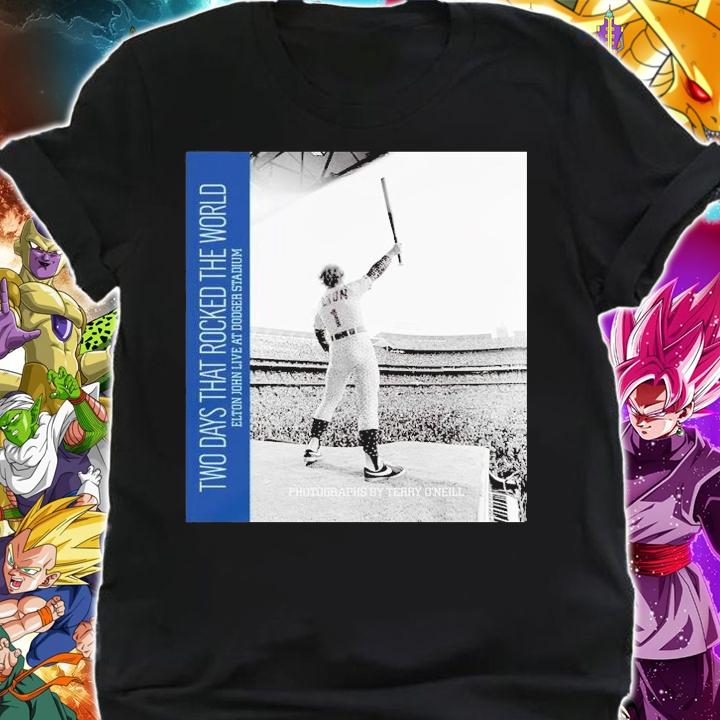 Elton John At Dodger Stadium Shirt t-shirt shirt