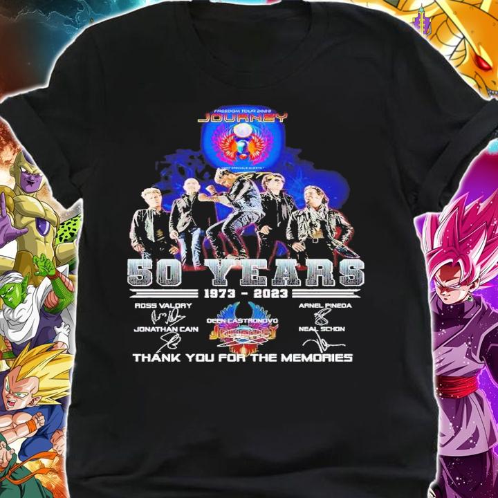 Freedom Tour 2023 Journey 50 years 1973 2023 thank you for the memories shirt t-shirt shirt
