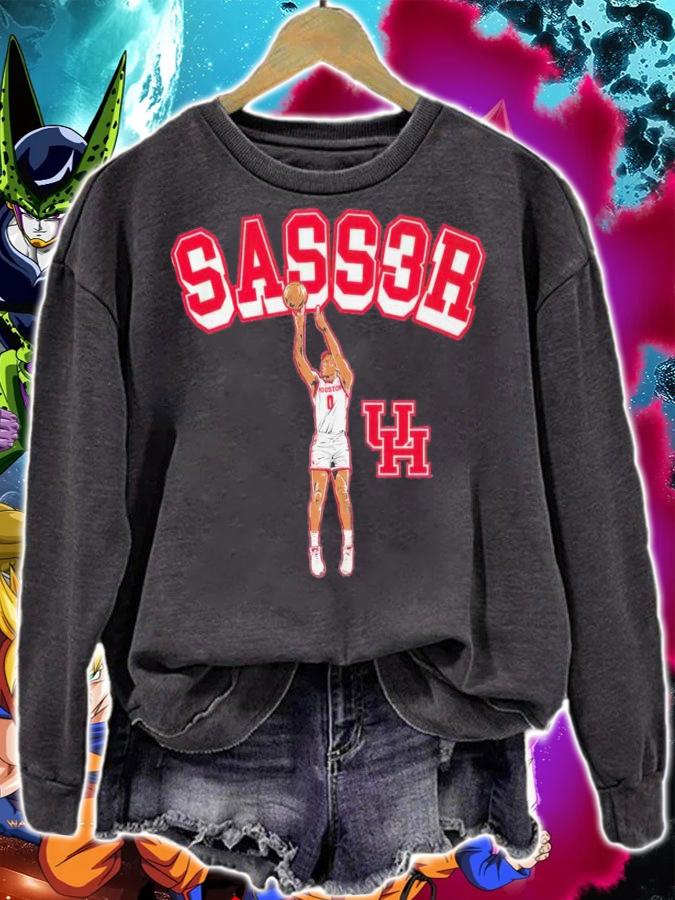 Houston Cougars Marcus Sasser SASS3R shirt t-shirt sweatshirt