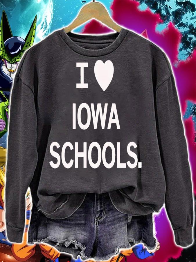 I heart Iowa schools shirt t-shirt sweatshirt