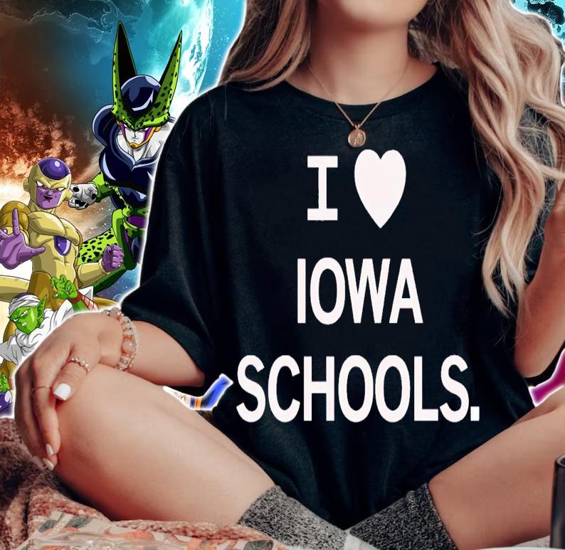 I heart Iowa schools shirt t-shirt woman shirt