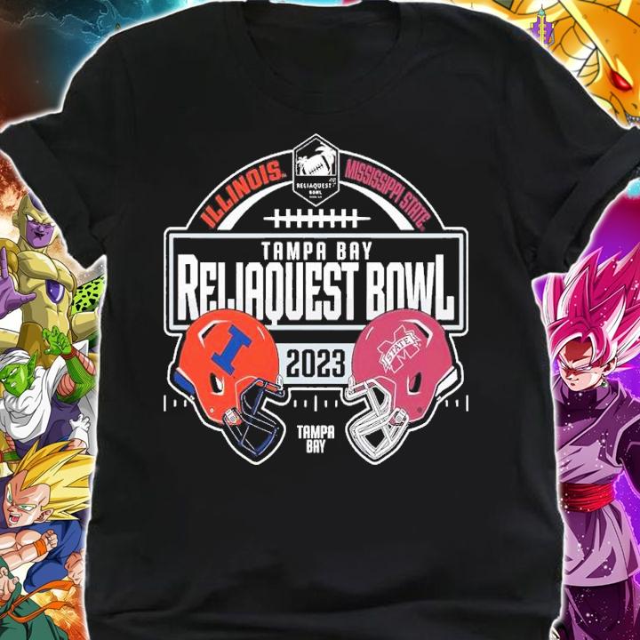 Illinois Fighting Illini vs. Mississippi State Bulldogs 2023 ReliaQuest Bowl Matchup shirt t-shirt shirt