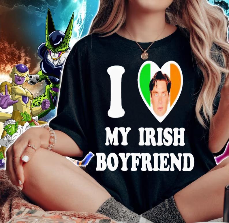 I heart my irish boyfriend Cillian Murphy shirt t-shirt woman shirt