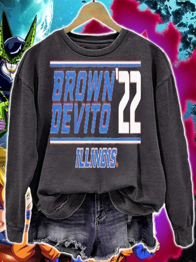 Illinois Football Brown-Devito '22 Shirt t-shirt sweatshirt