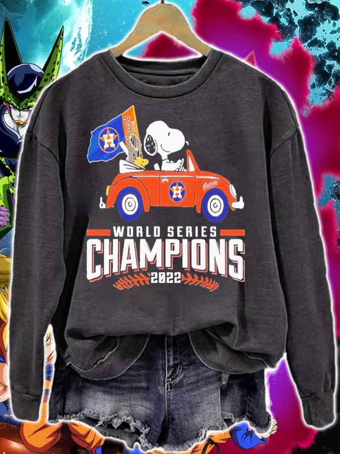 Houston Astros Snoopy riding World Series Champions 2022 shirt t-shirt sweatshirt