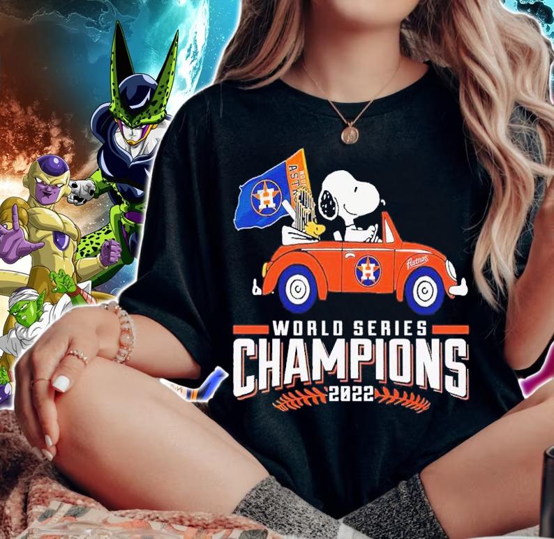 Houston Astros Snoopy riding World Series Champions 2022 shirt t-shirt woman shirt