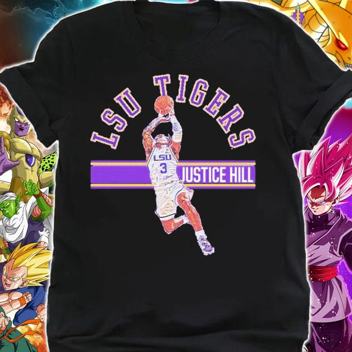 LSU Tigers Justice Hill Dunk shirt t-shirt shirt