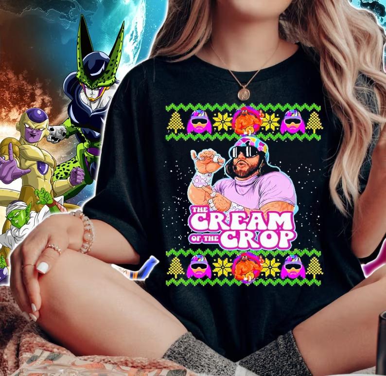 Macho The Cream of The Crop Wrestling Ugly Christmas shirt t-shirt woman shirt