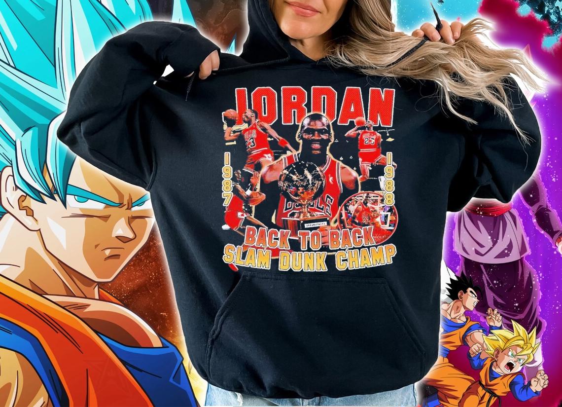 Michael Jordan back to back Slam Dunk Champ Dreams shirt t-shirt hoodie