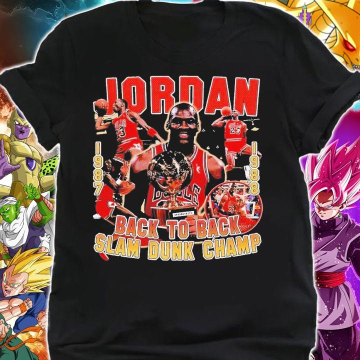 Michael Jordan back to back Slam Dunk Champ Dreams shirt t-shirt shirt