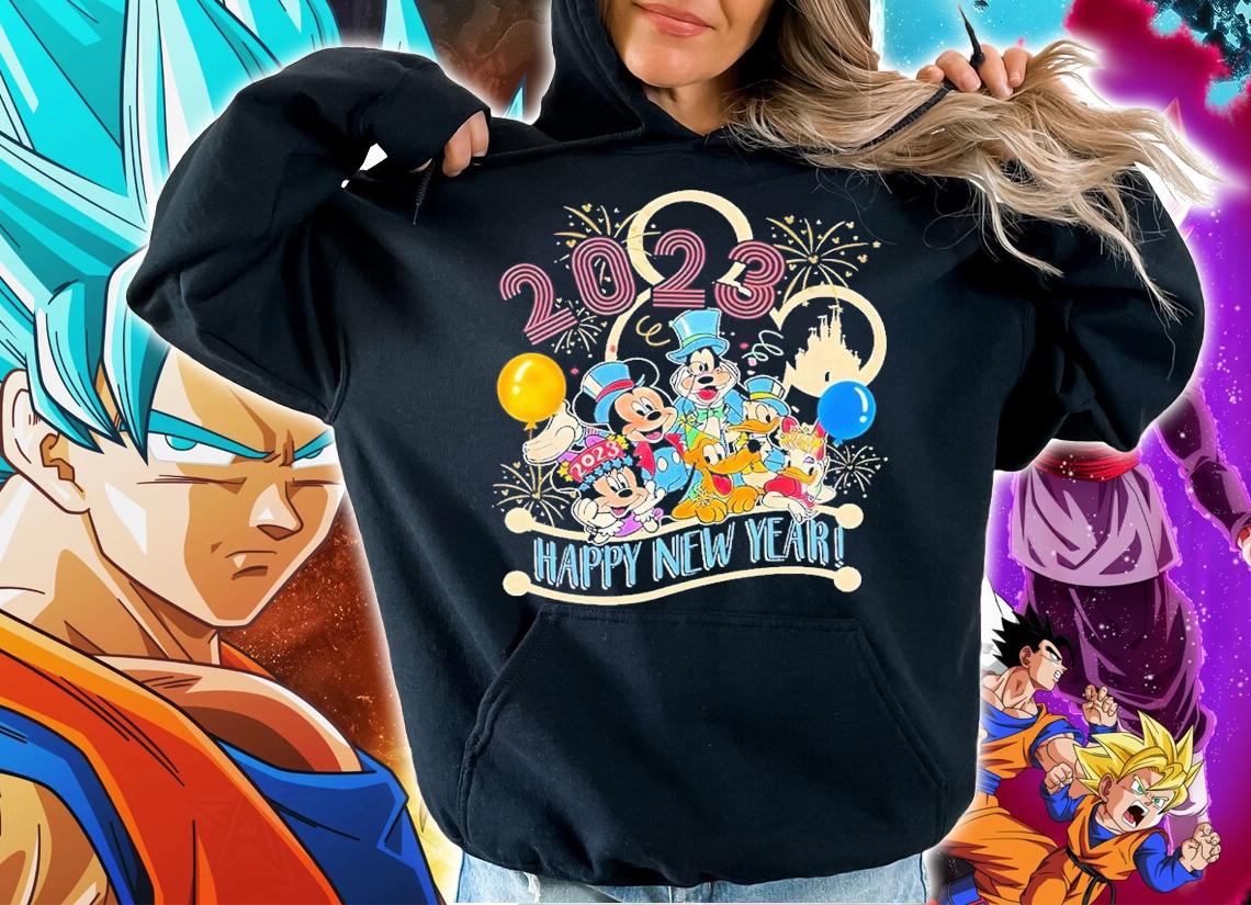 Mickey And Friends Disney Happy New Year 2023 Shirt t-shirt hoodie