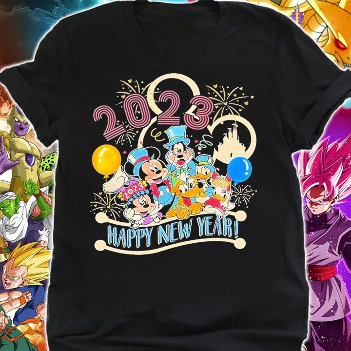 Mickey And Friends Disney Happy New Year 2023 Shirt t-shirt shirt
