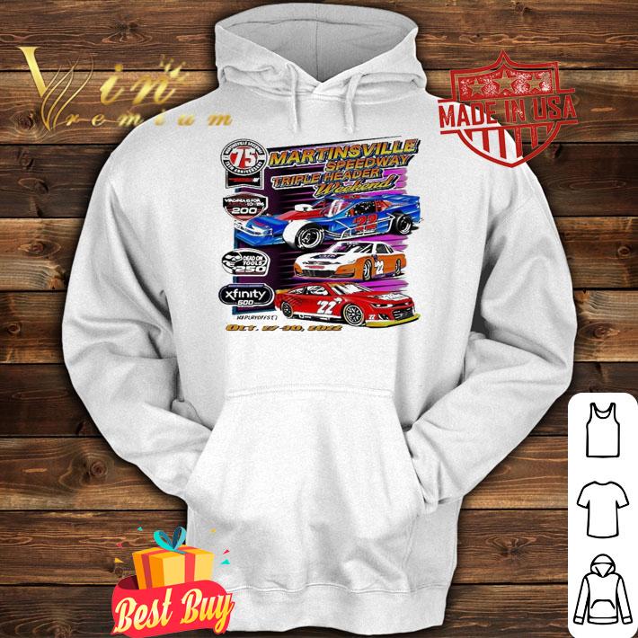 2022 Martinsville 75th Anniversary Triple shirt t-shirt