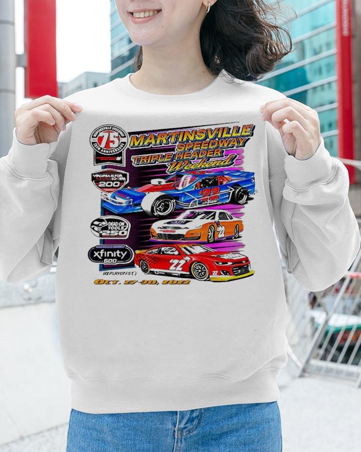 2022 Martinsville 75th Anniversary Triple shirt t-shirt