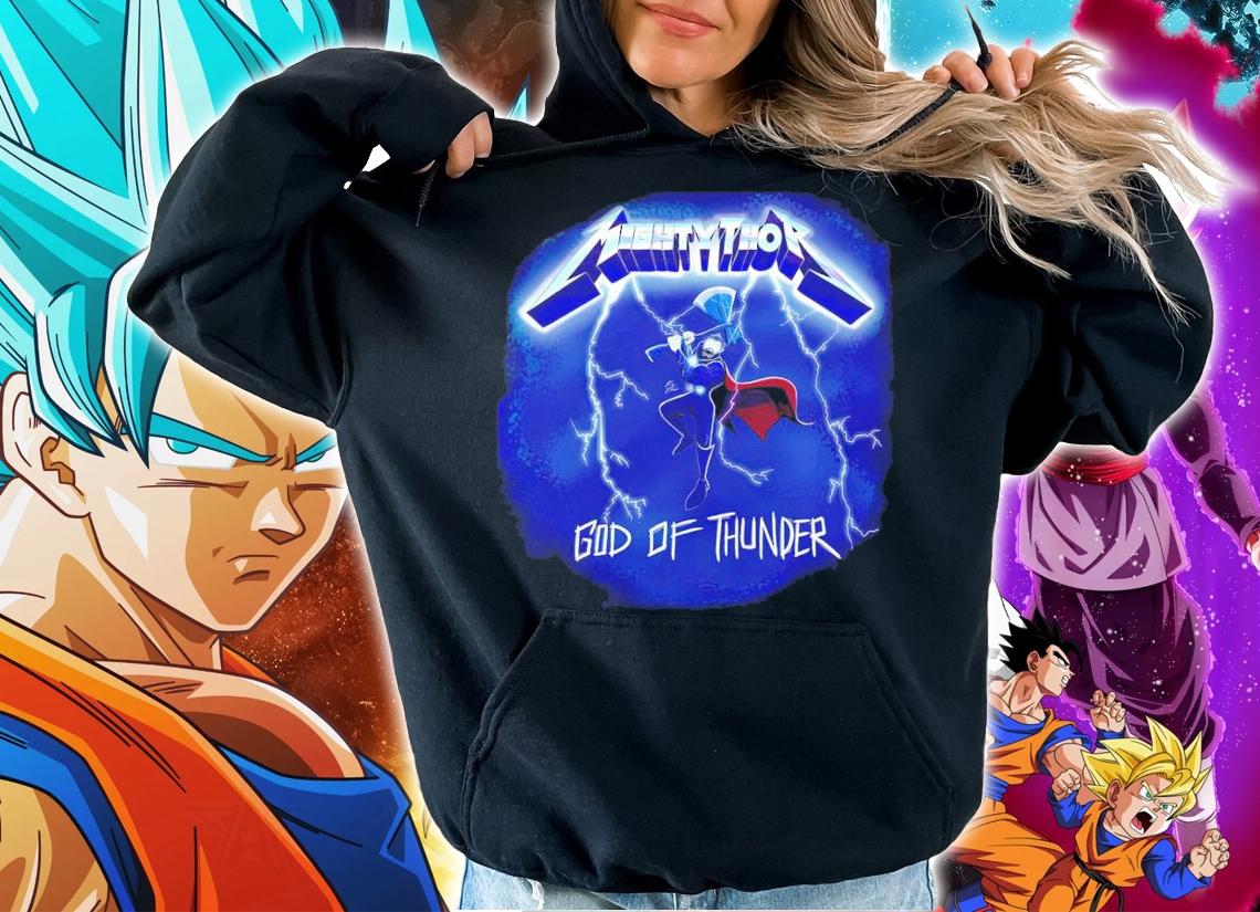 Mighty Thor God of Thunder ride the lightning shirt t-shirt hoodie