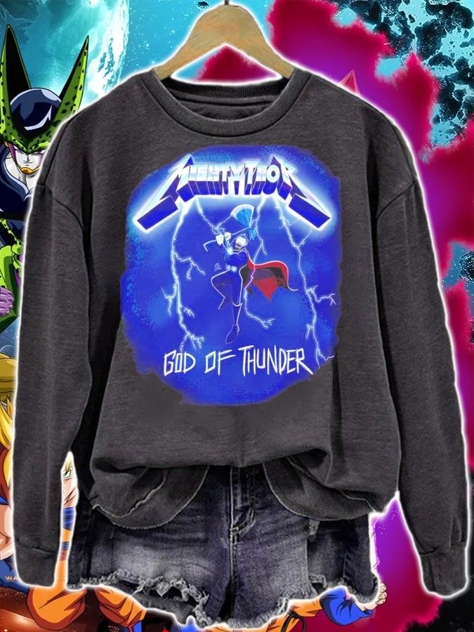 Mighty Thor God of Thunder ride the lightning shirt t-shirt sweatshirt