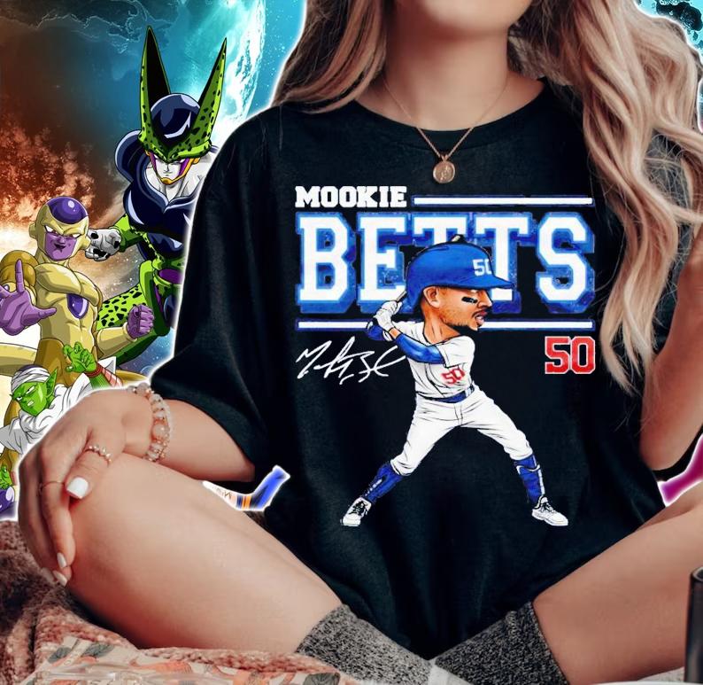 Mookie Betts Cartoon signature shirt t-shirt woman shirt