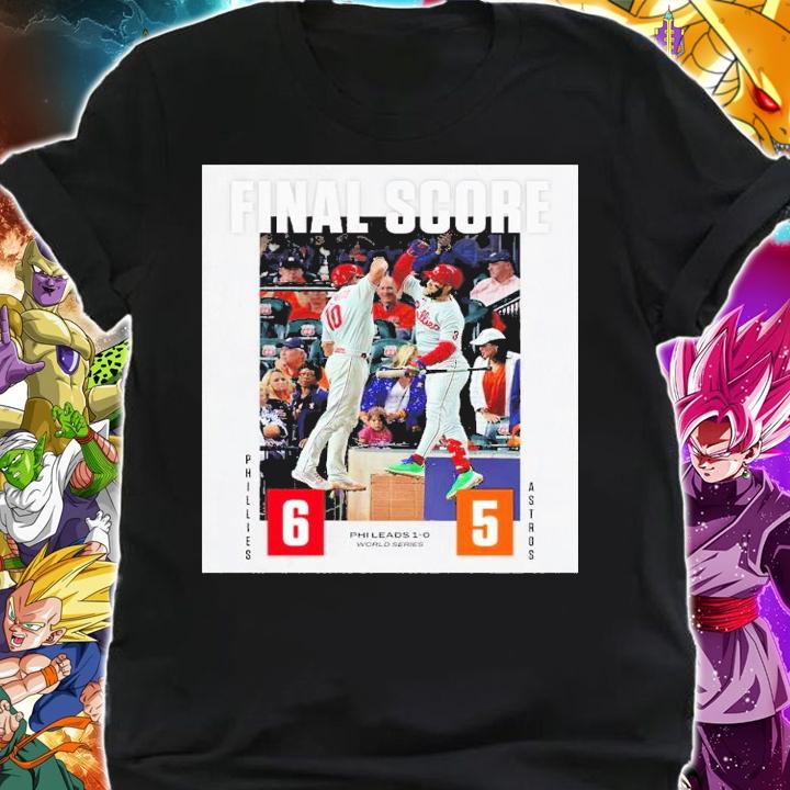 Phillies vs Astros final score poster shirt t-shirt shirt