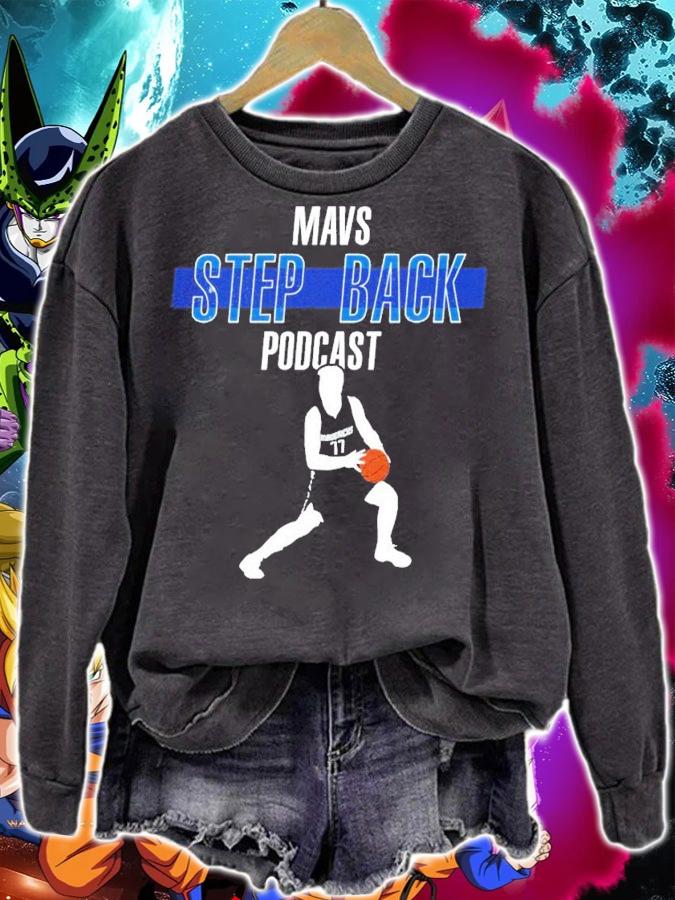 Luka Doncic Mavs Step Back Podcast shirt t-shirt sweatshirt
