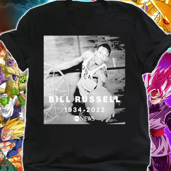 RIP Bill Russell Thanks Memory 1934-2022 Shirt t-shirt shirt