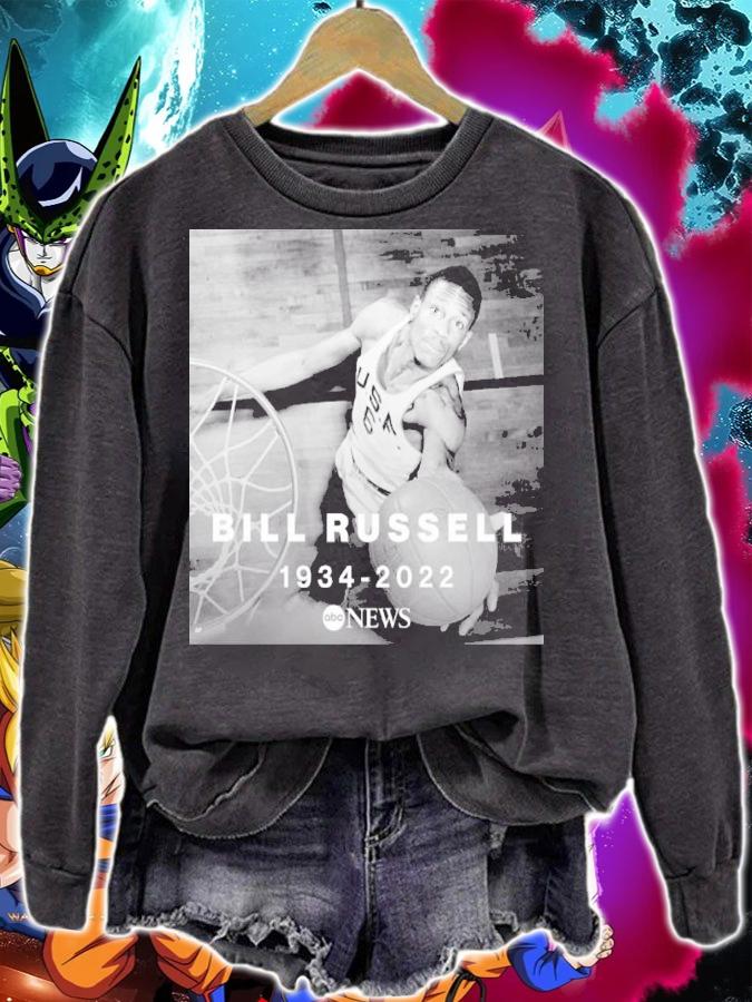 RIP Bill Russell Thanks Memory 1934-2022 Shirt t-shirt sweatshirt
