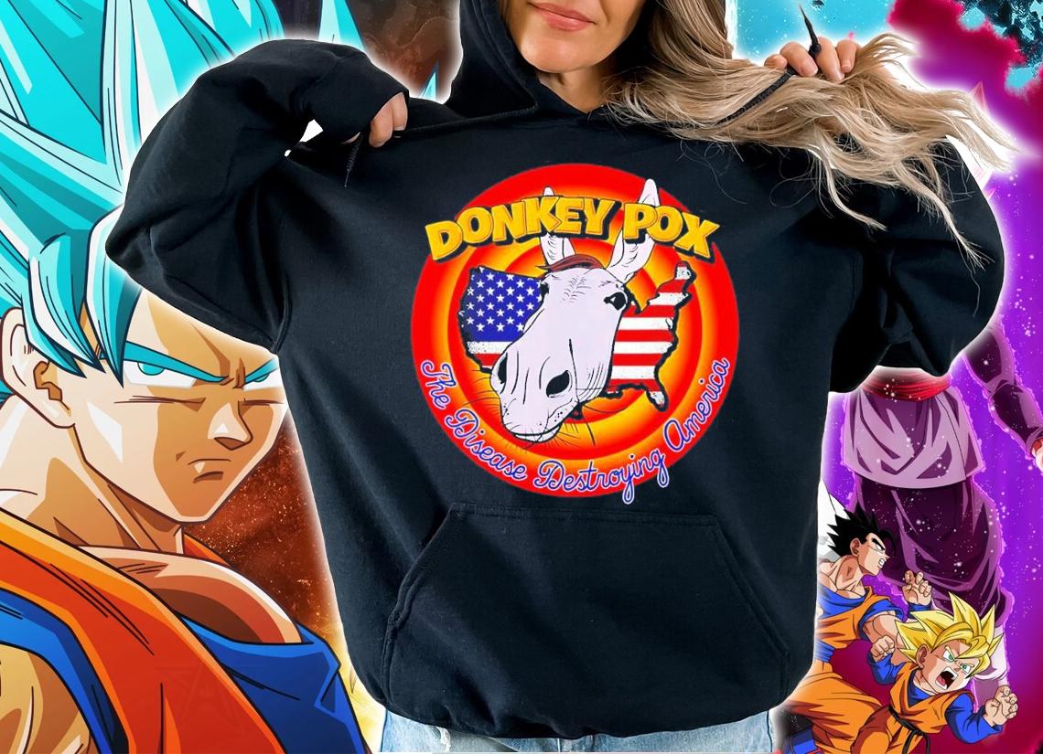 The Disease Destroying America Funny Vintage Donkey Pox shirt t-shirt