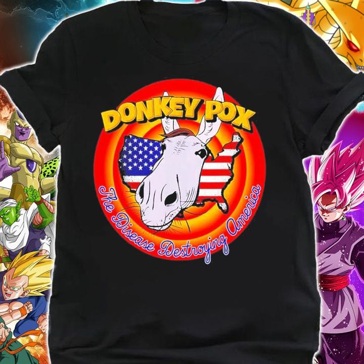 The Disease Destroying America Funny Vintage Donkey Pox shirt t-shirt