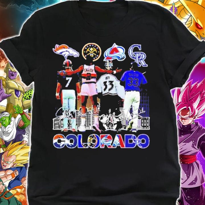 Colorado Sports Teams Elway English Roy And Walker Signatures Shirt t-shirt shirt