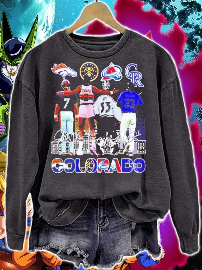 Colorado Sports Teams Elway English Roy And Walker Signatures Shirt t-shirt sweatshirt